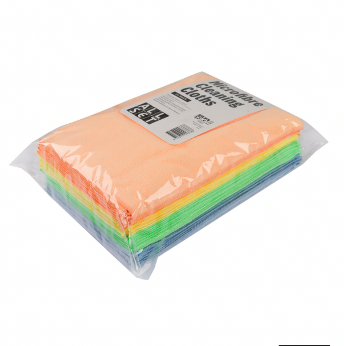 All Set Microfibre Cleaning Cloths - 20 Pack