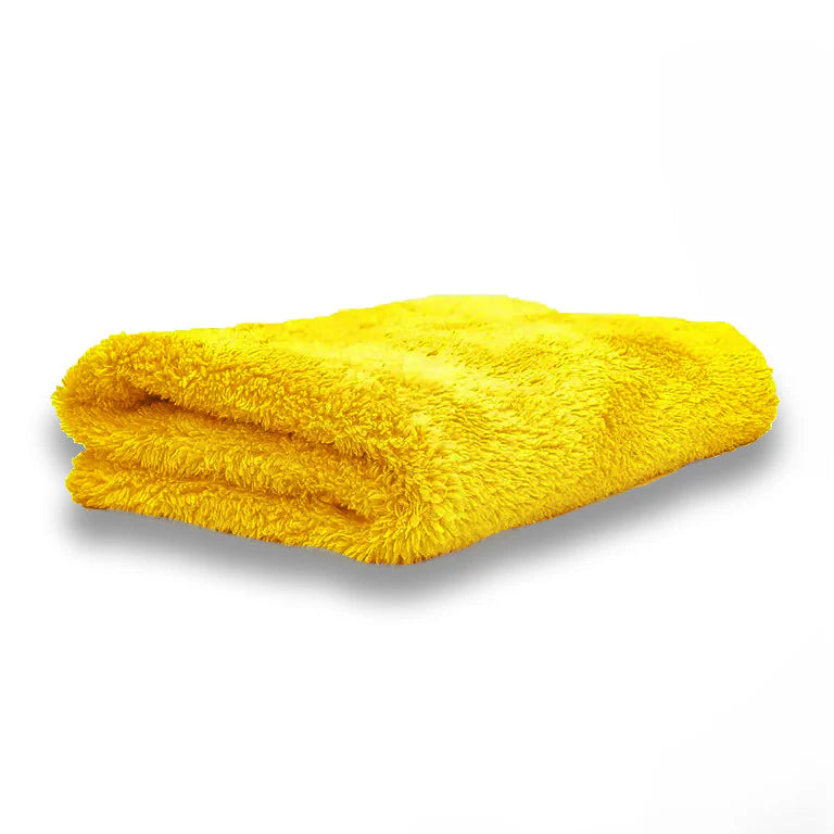 MICROFIBRE EDGE-LESS PLUSH TOWEL 500GSM 40X40CM YELLOW