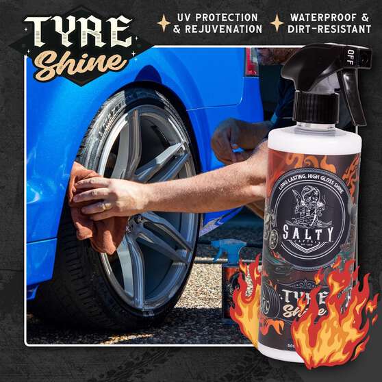SALTY CAPTAIN Tyre Shine 500mL - DET-TYSH-500ML