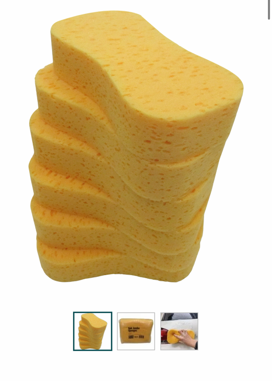 All Set 6 Pack Jumbo Sponges